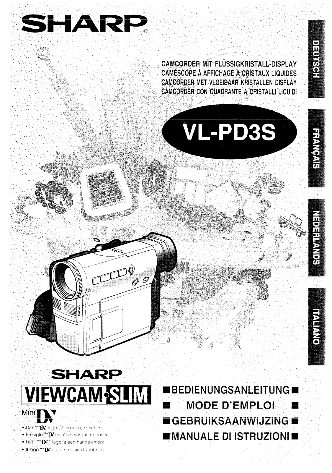 Sharp VLPD3S User Manual