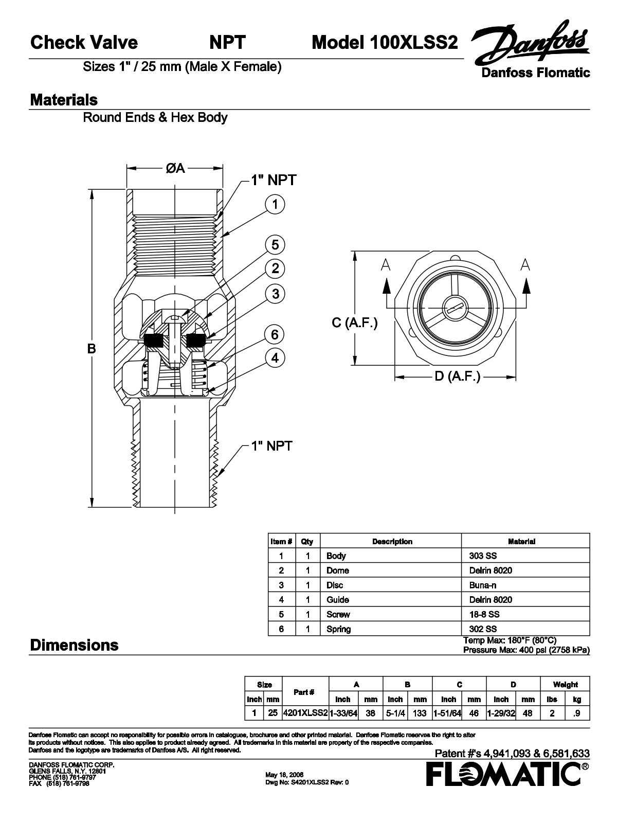 Flomatic 100XLSS2 User Manual