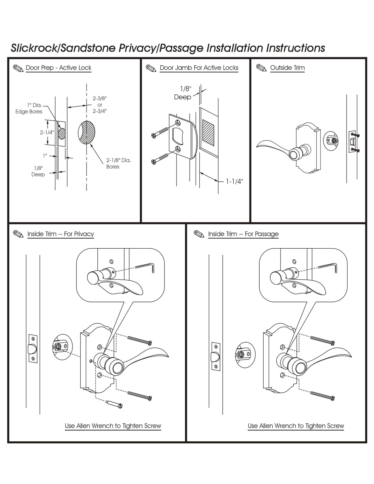 Sure-Loc Hardware SLOC1149 Installation & Assembly - ManualMachine.com