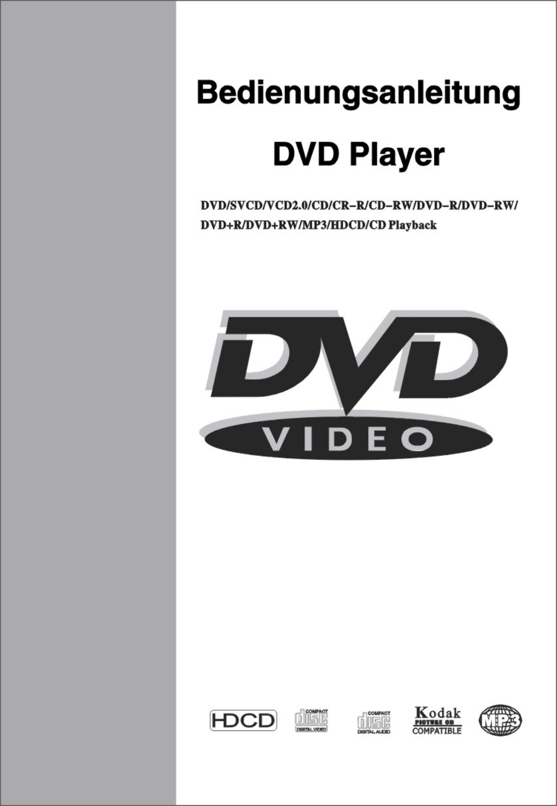 Denver DVD-908 User Manual