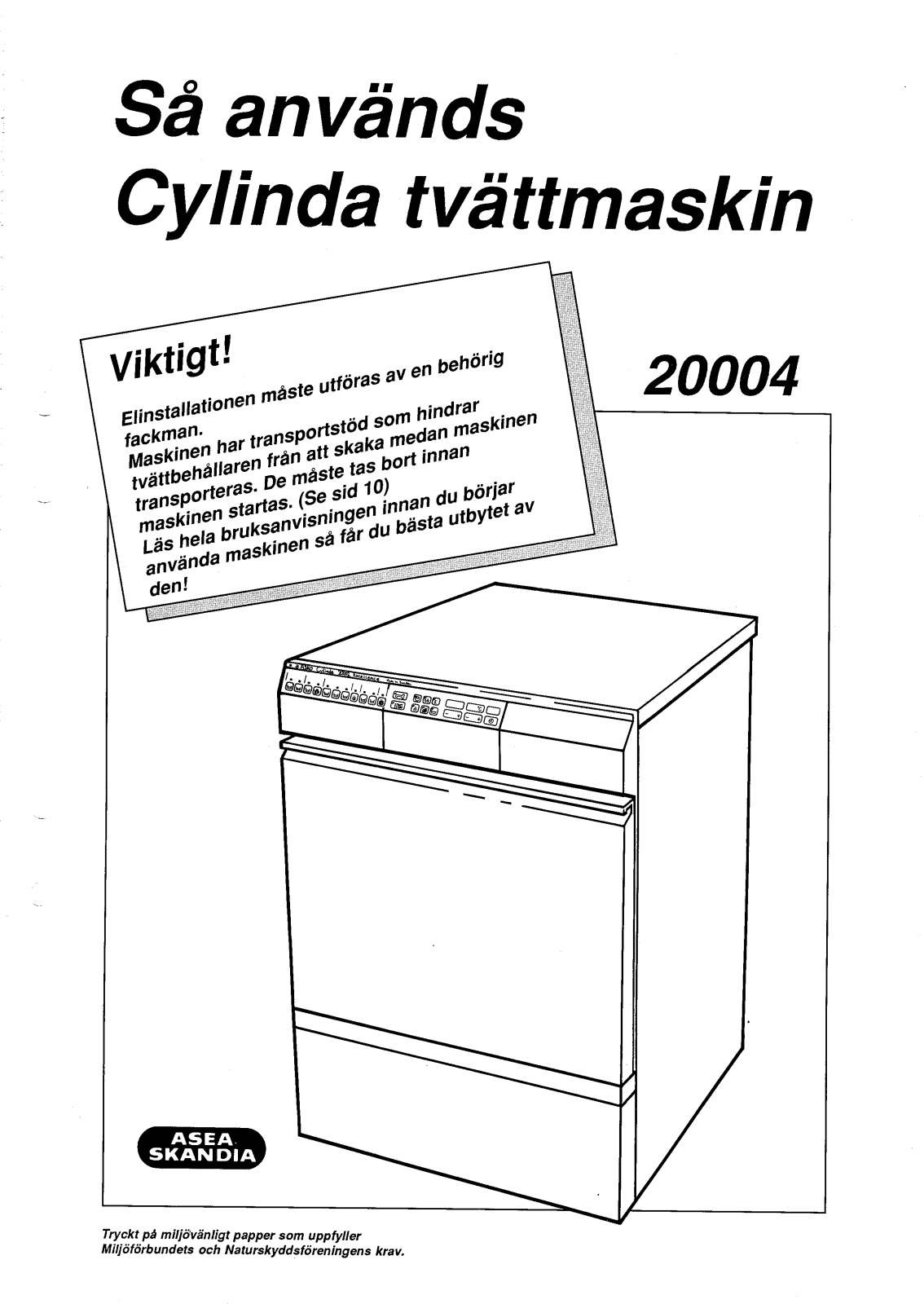 Cylinda 20004 User Manual