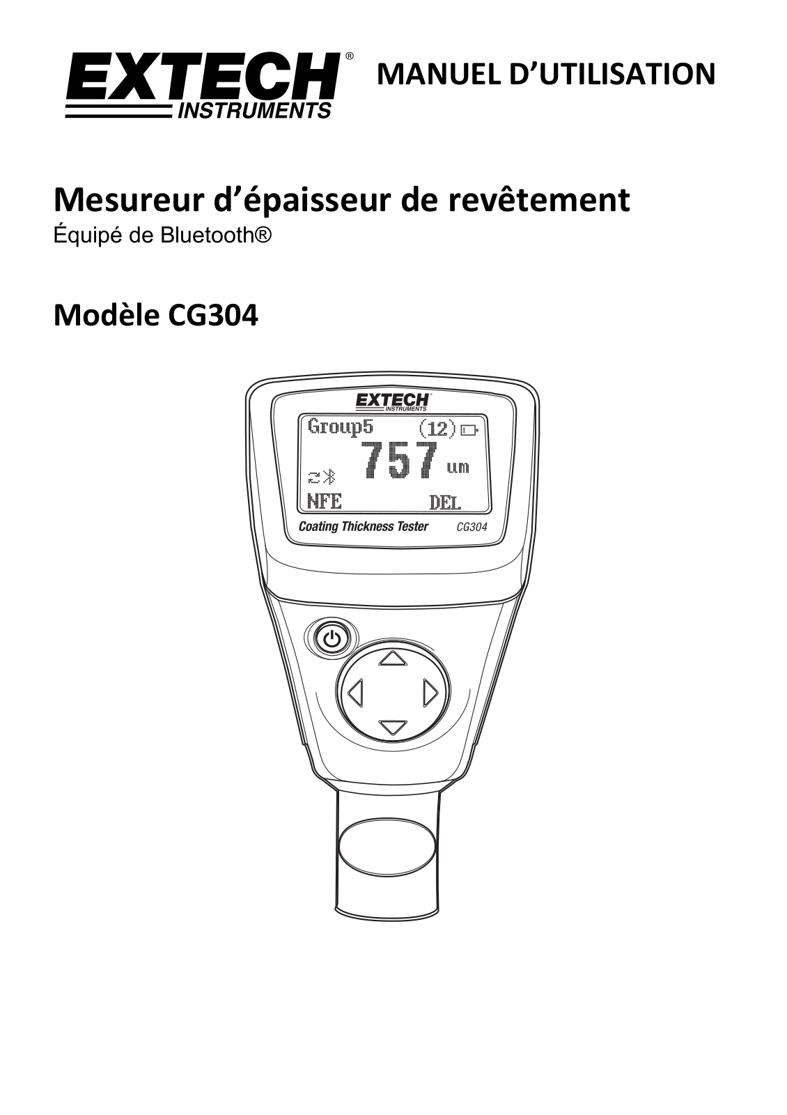 Extech CG304 User guide