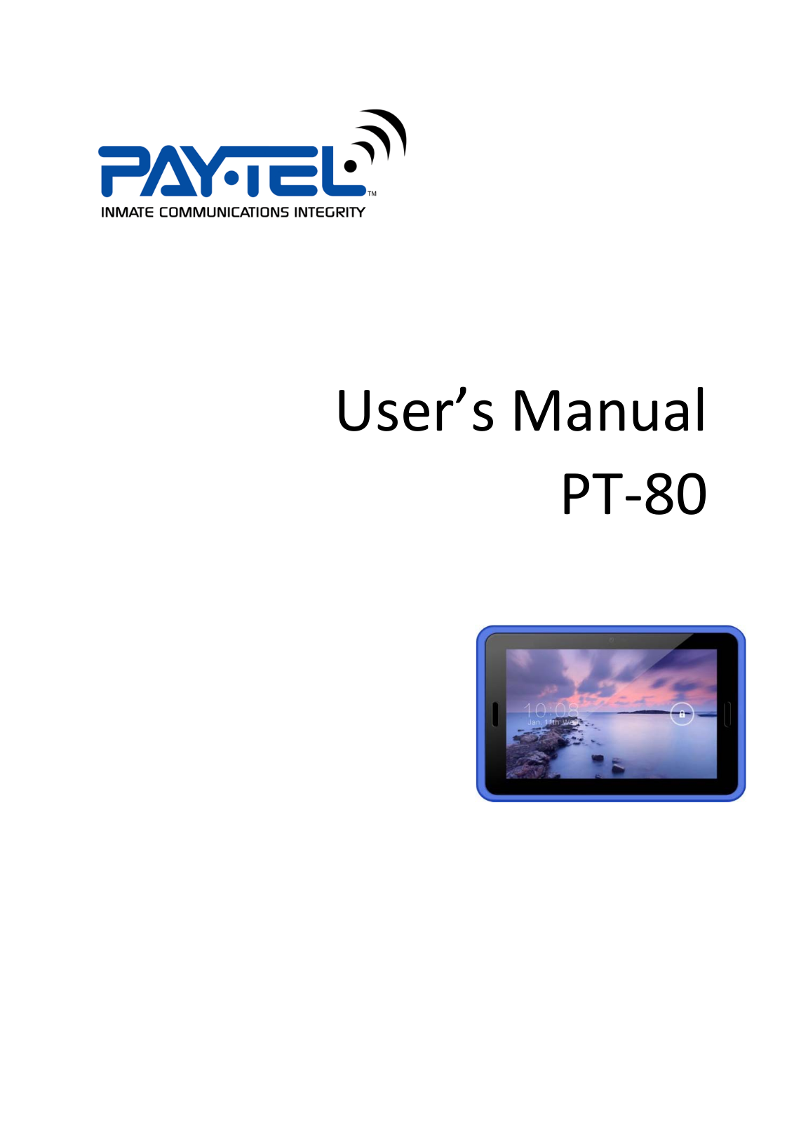 Paytel inteleTABLET PT-80 User Manual