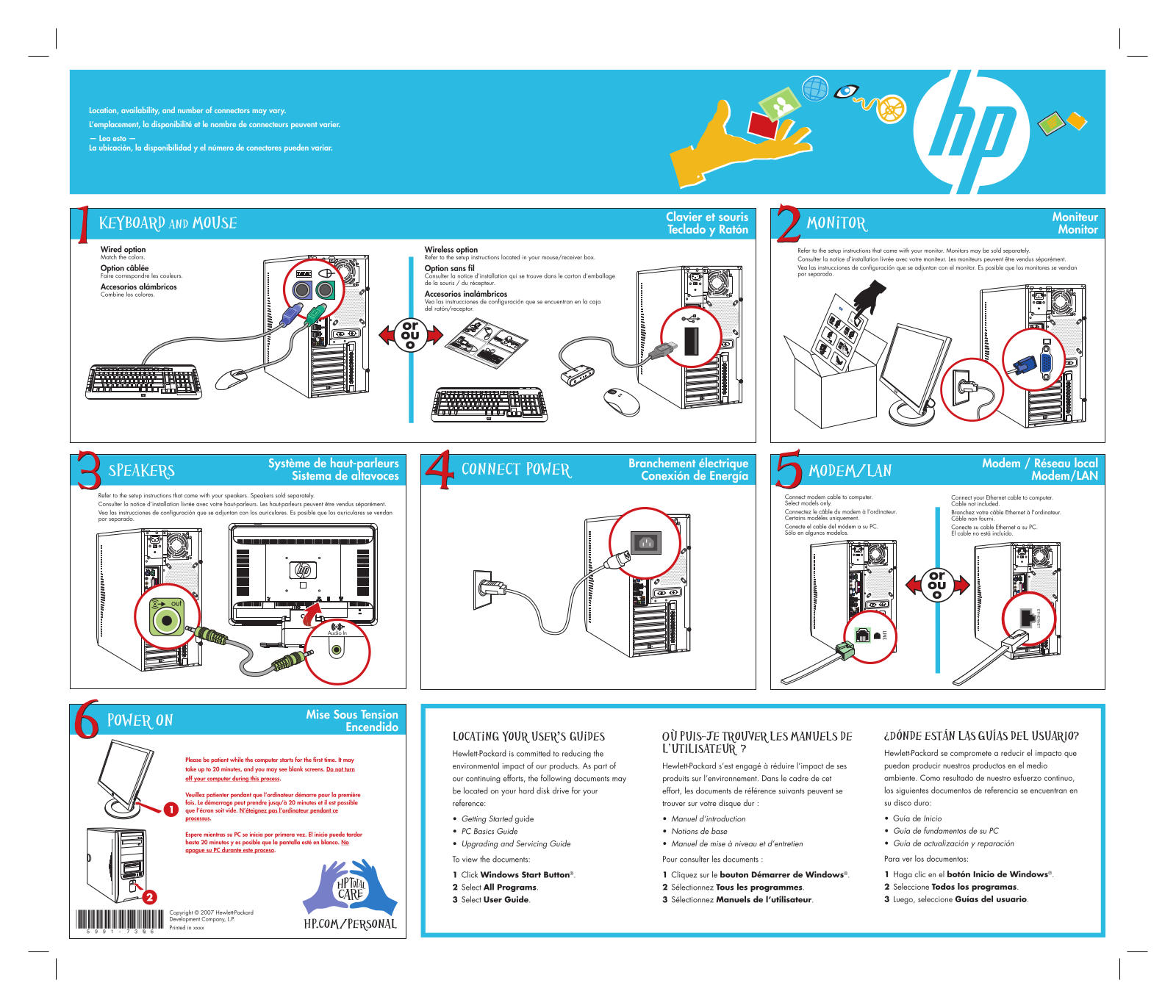 Hp PAVILION ULTIMATE D4900 SETUP POSTER