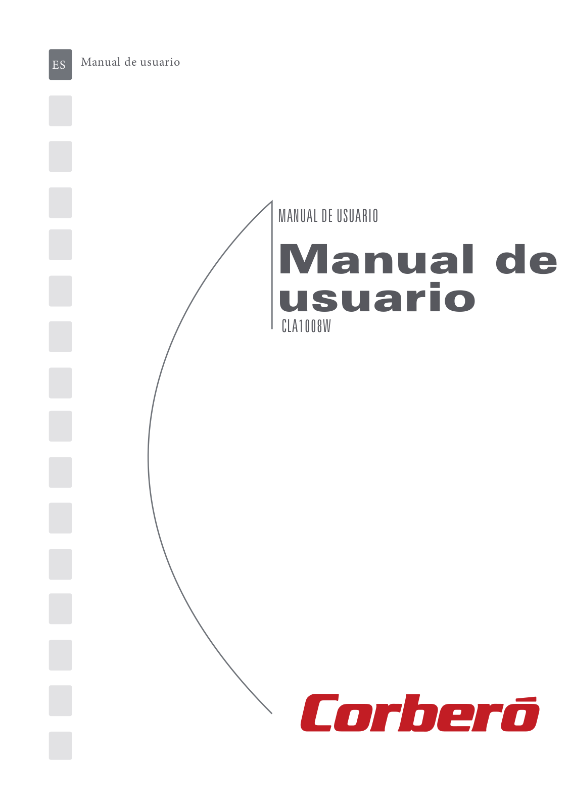 Corberó CLA 1008 W User Manual