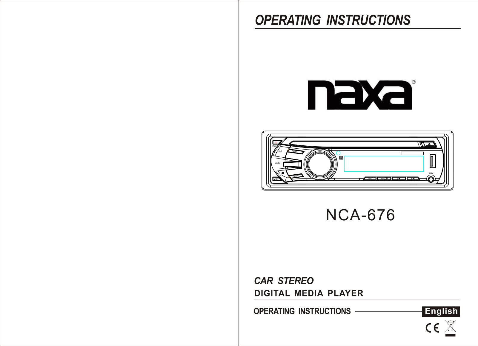 Naxa NCA-676 User Manual