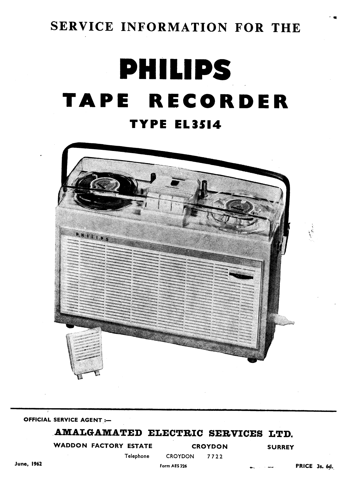 Philips EL-3514 Service Manual