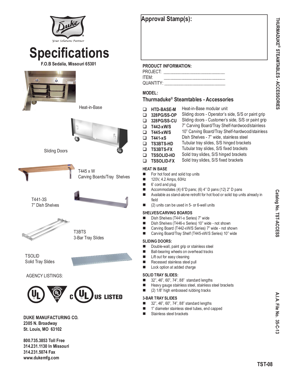 Duke 328-3 User Manual