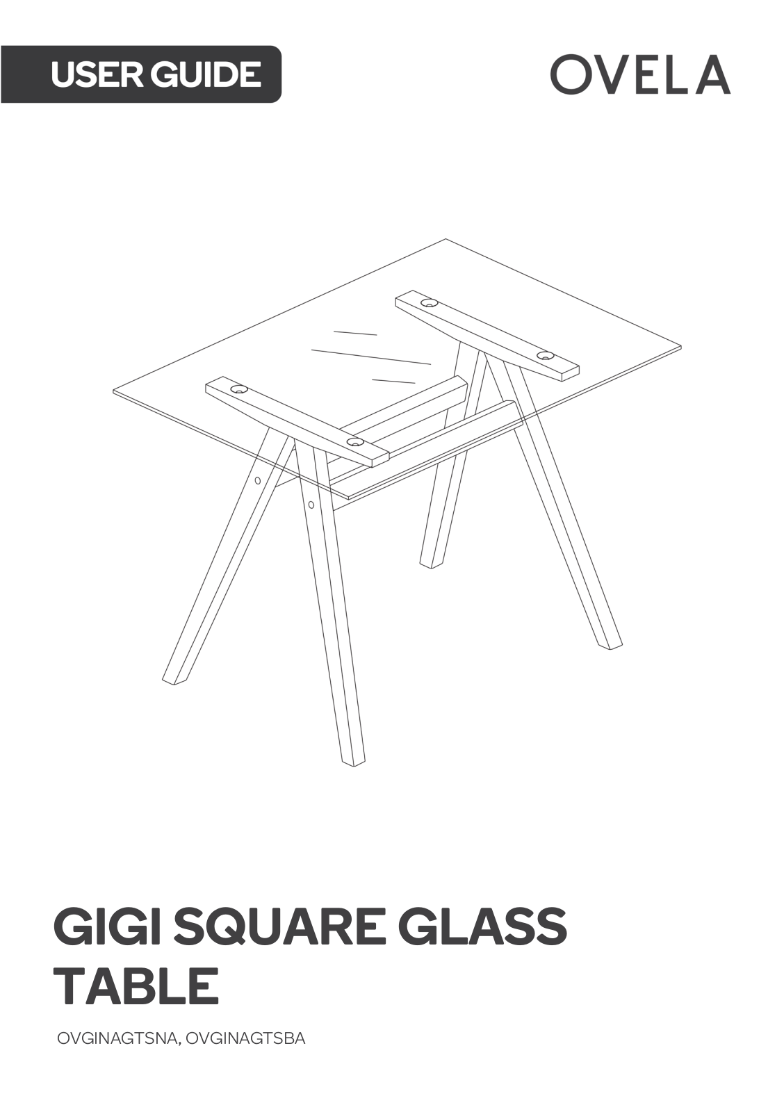 Ovela OVGINAGTSBA, OVGINAGTSNA User guide - ManualMachine.com
