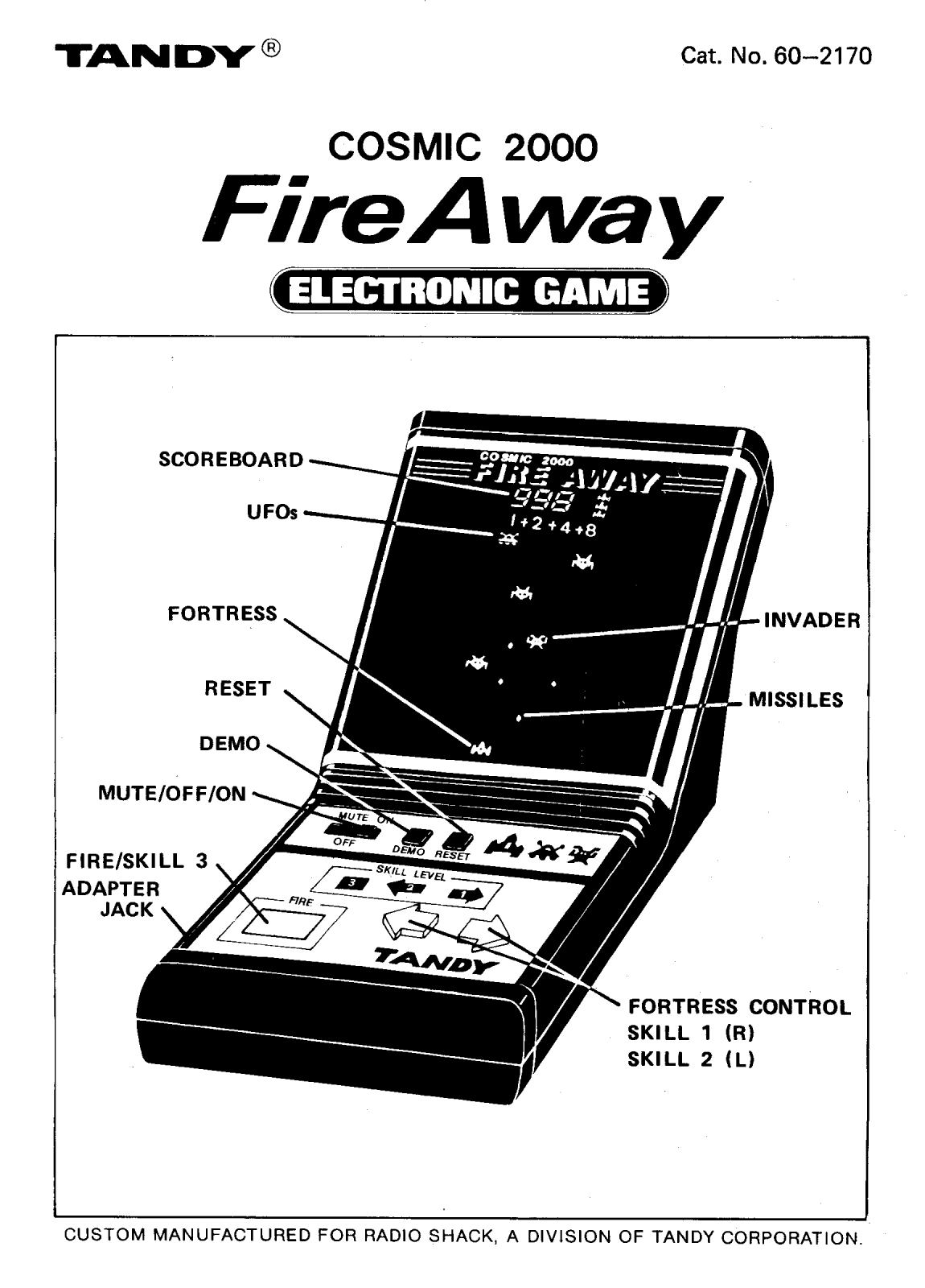 Tandy Cosmic2000 User Guide