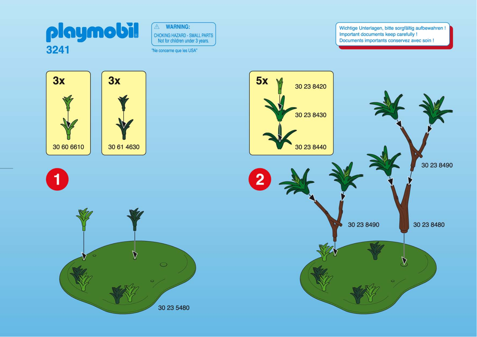 Playmobil 3241 Instructions