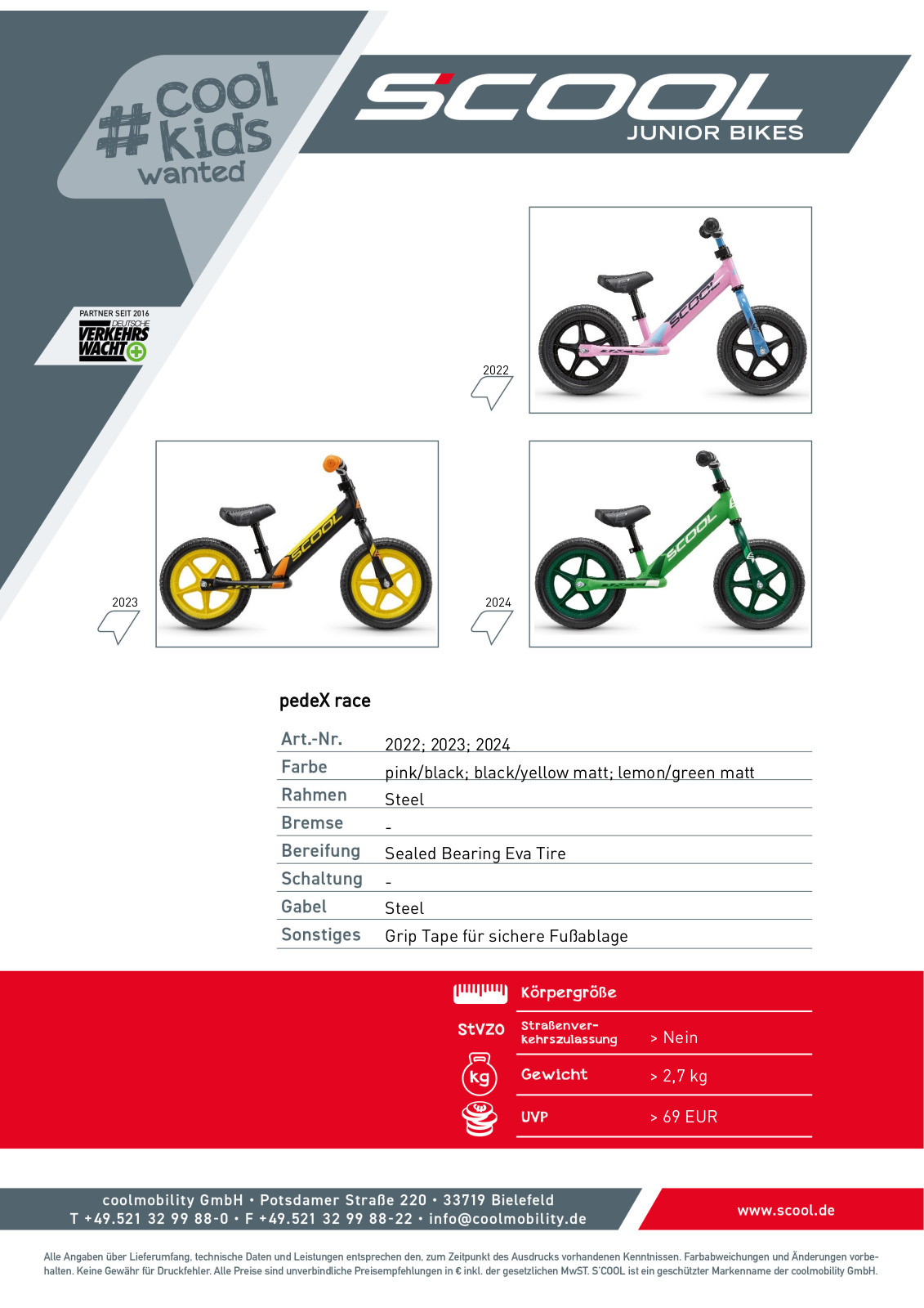 S´cool 2022, 2023, 2024 Service Manual