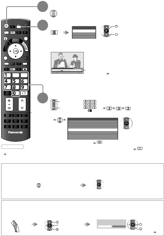 Panasonic TX-P50X20E, TX-P42X20E, TX-P37X20E User Manual