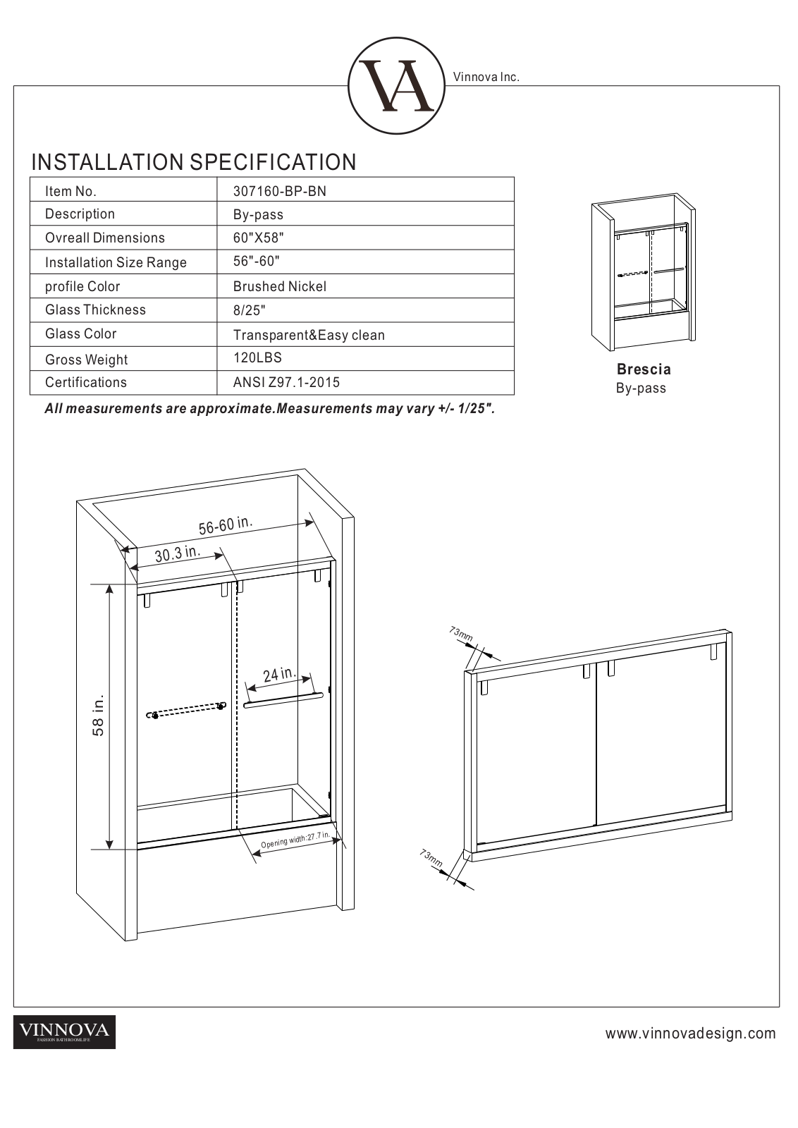 Vinnova VNOV1971 Specifications - ManualMachine.com