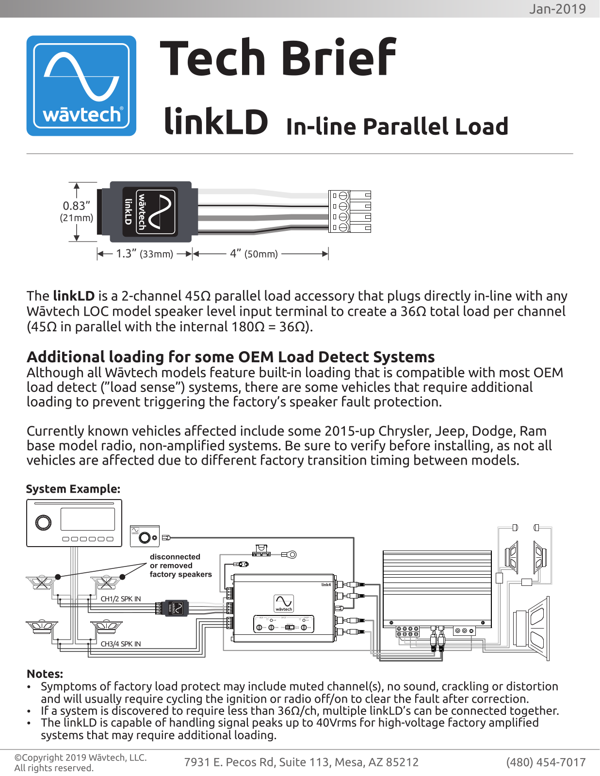 Wavtech LINKLD Quick Specs