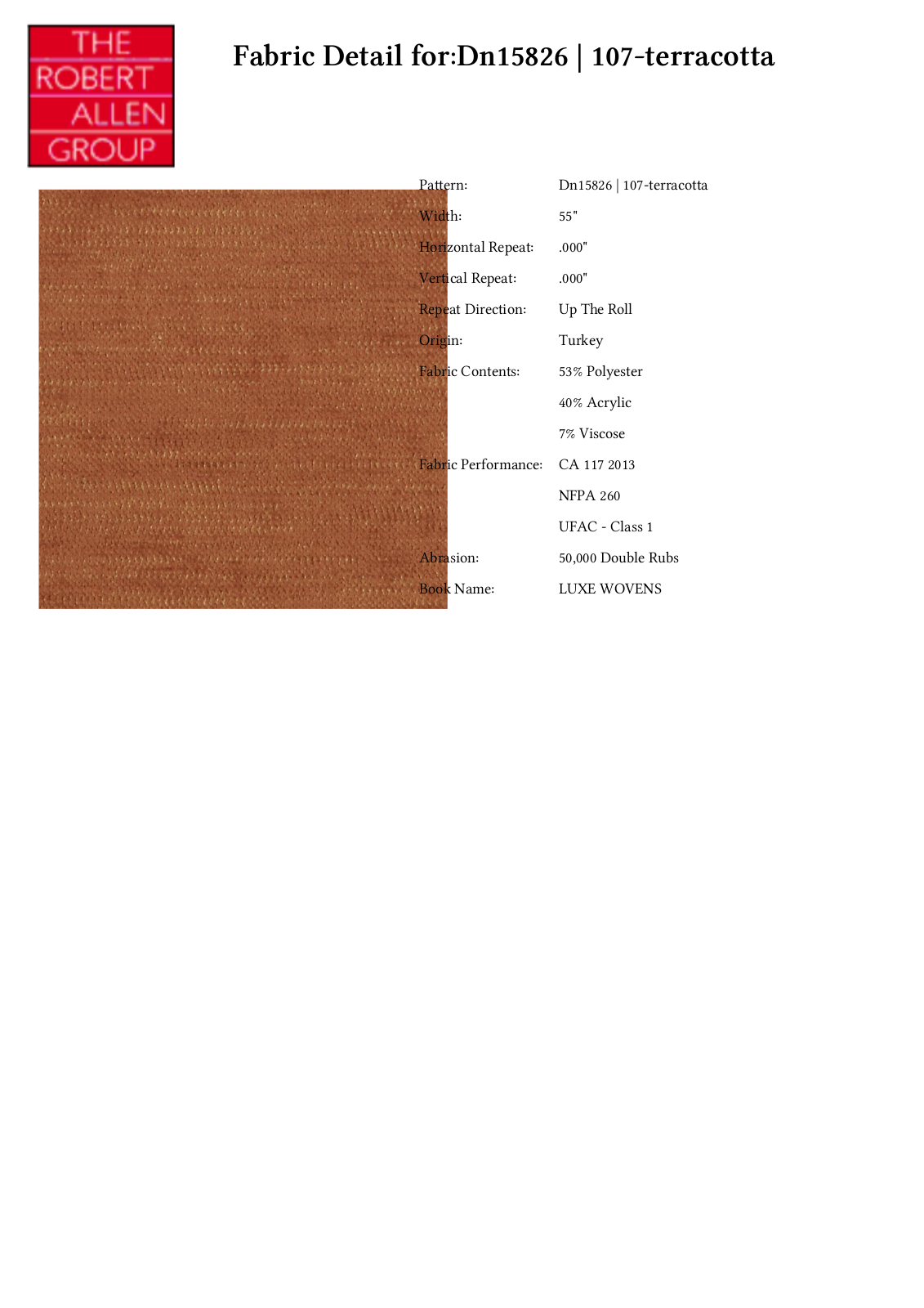 Duralee CRAL5929 Specifications - ManualMachine.com