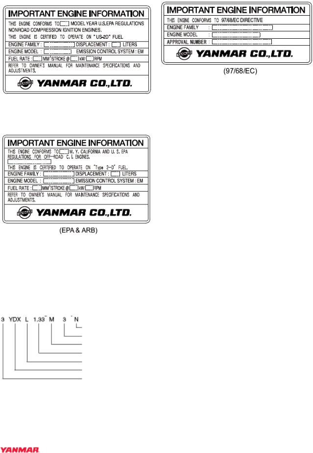Yanmar 2TNV70, 3TNV70, 3TNV76 User Manual