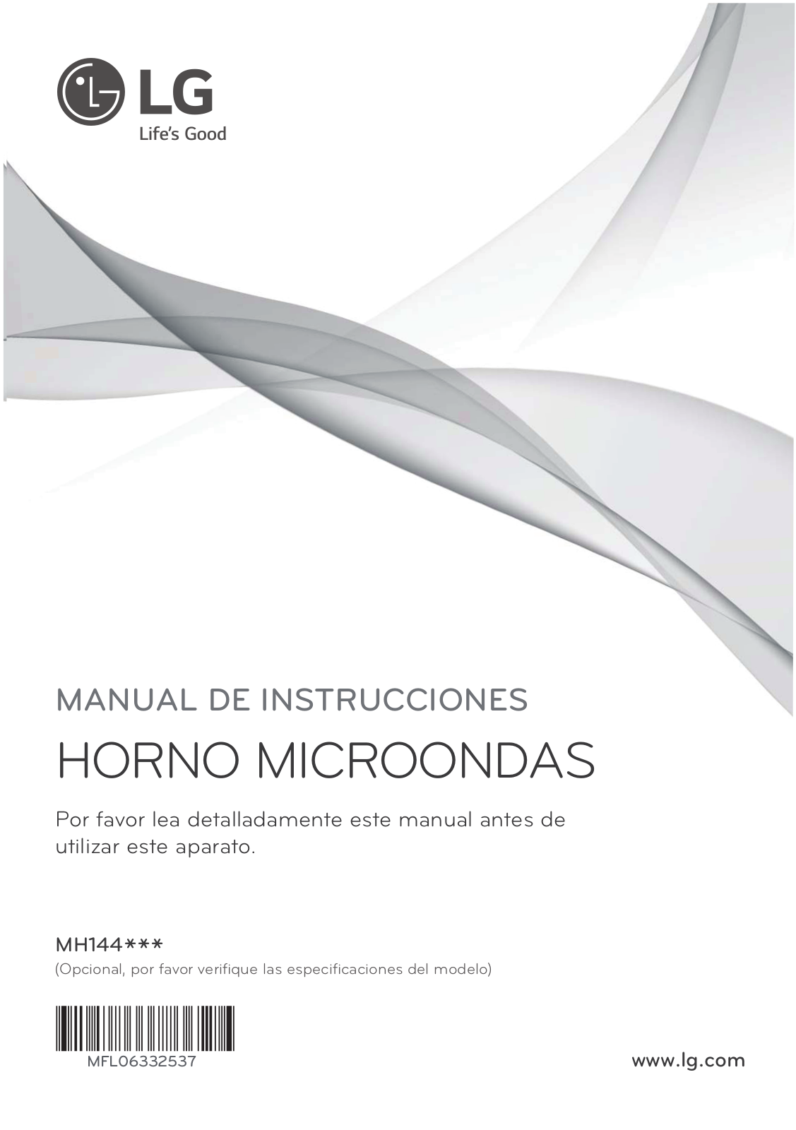 LG MH1443SAR user manuals