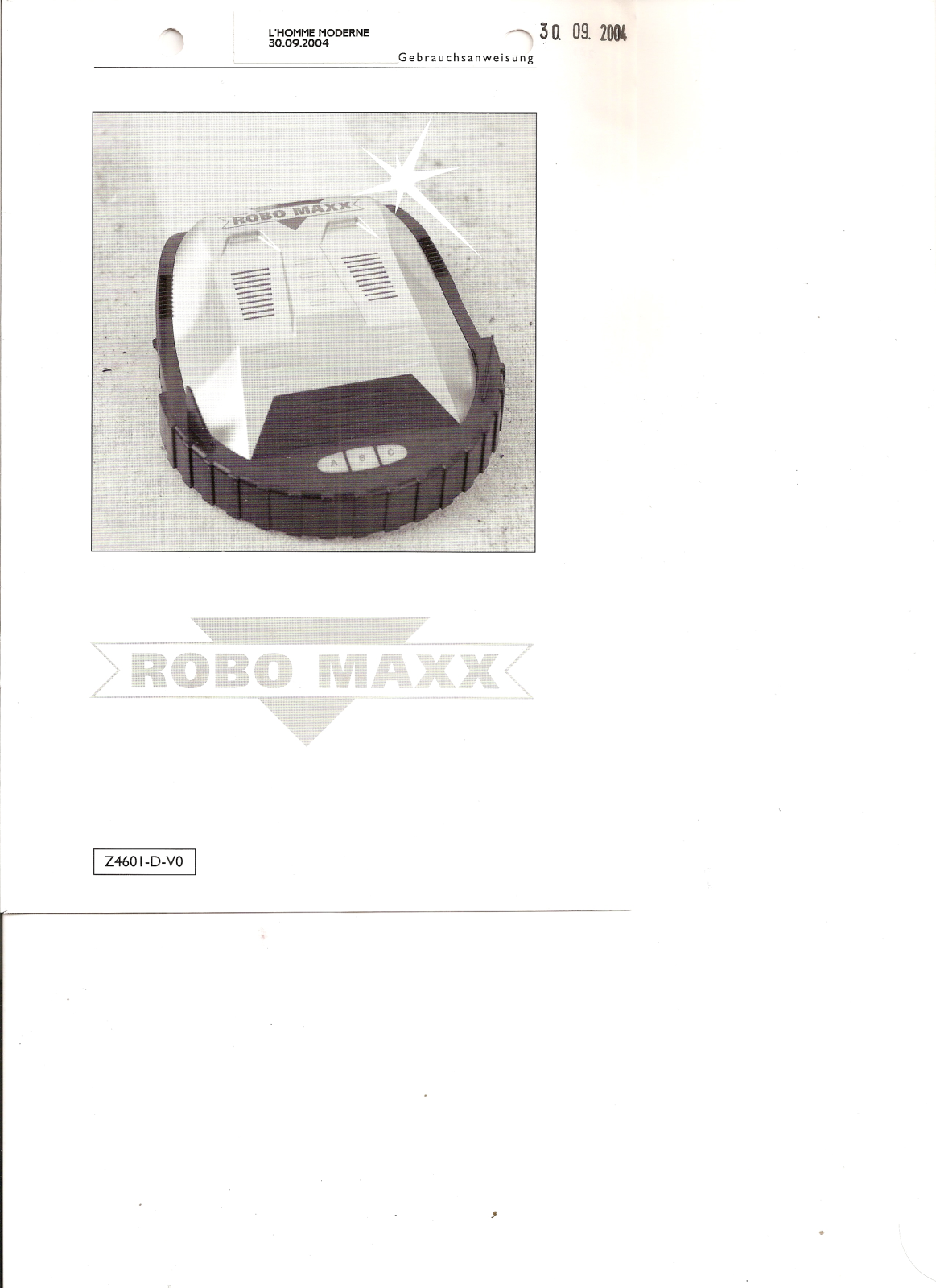 ROBO Z4601-D-V0 User Manual