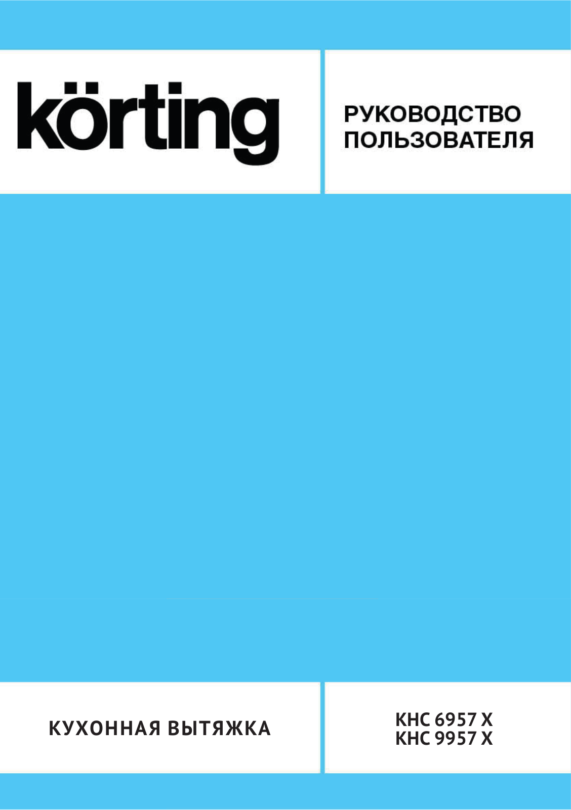 Korting KHC 9957 X User manual