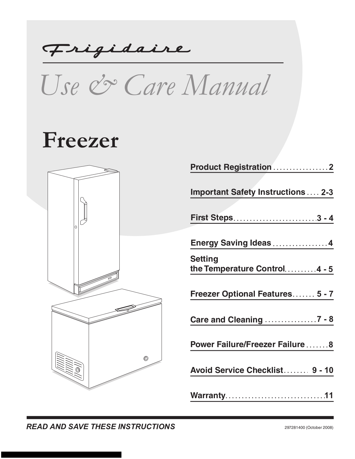 Frigidaire LFFH21F7HW User Manual