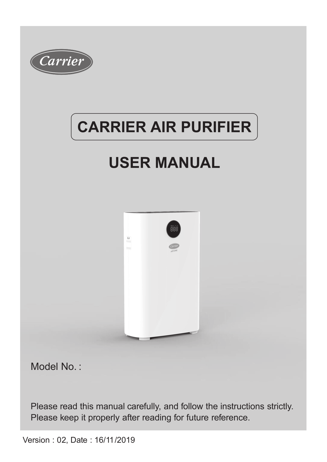 Carrier CARR-AP3601T User Manual