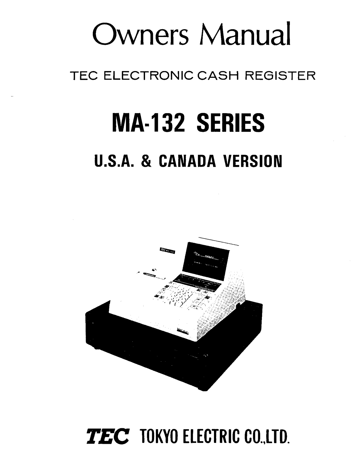 Toshiba MA-132 User Manual