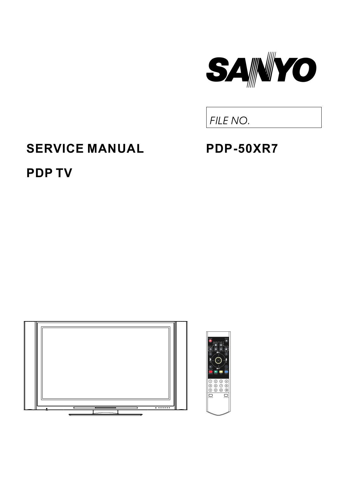 Sanyo PDP-50XR7 Schematic