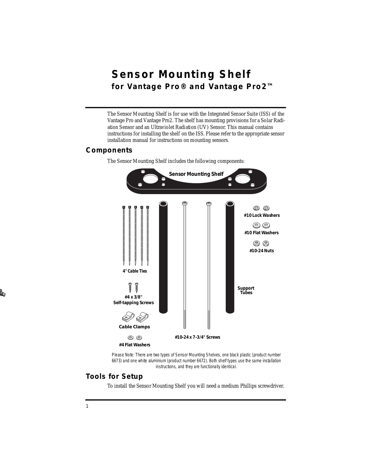 Davis 6673 Installation Manual