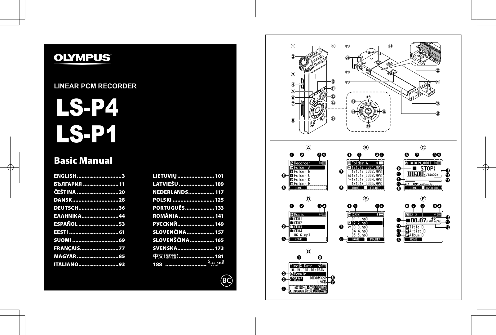 Olympus LS-P4, LS-P1 User guide