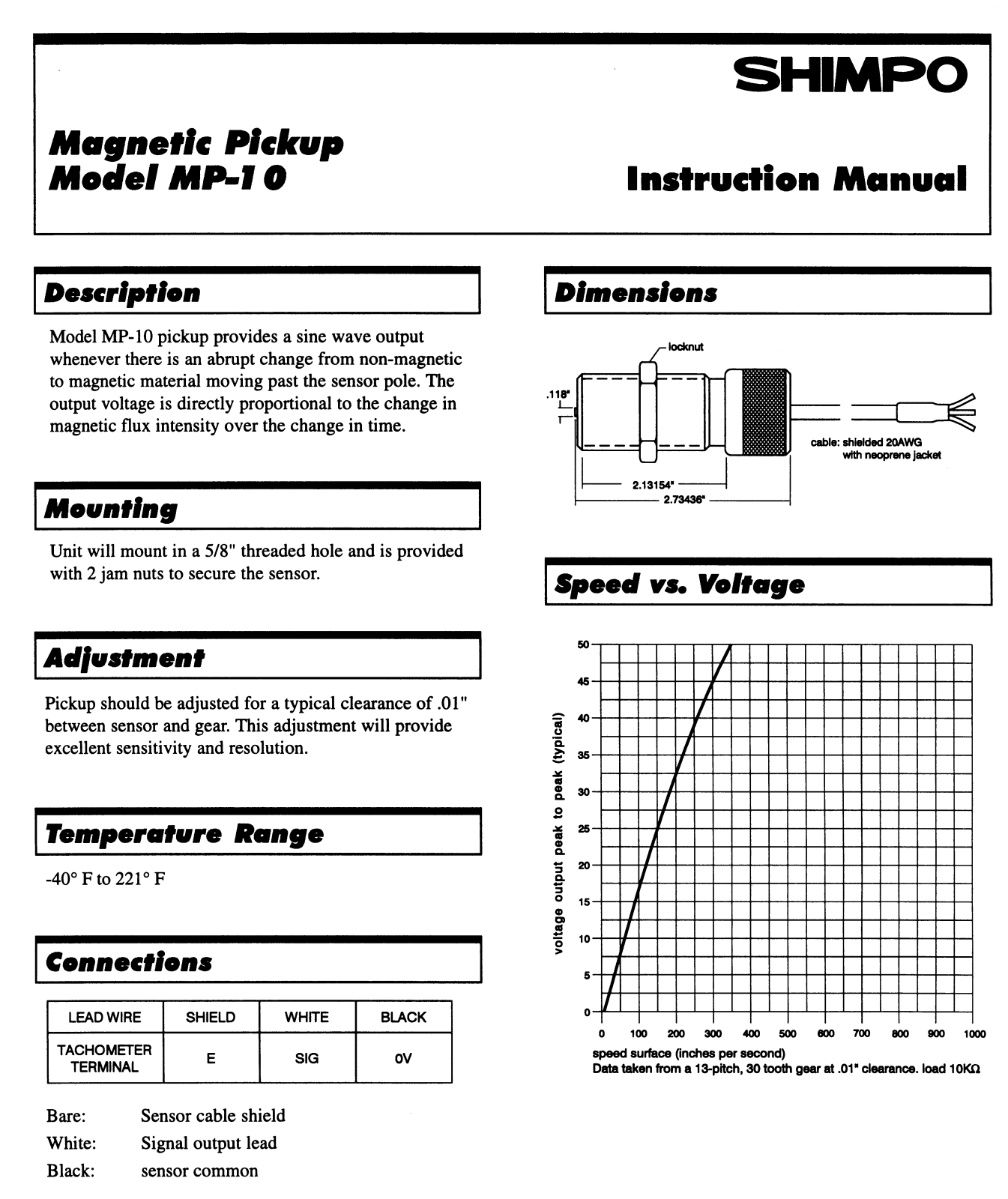 SHIMPO Instruments MP-10 User manual - ManualMachine.com