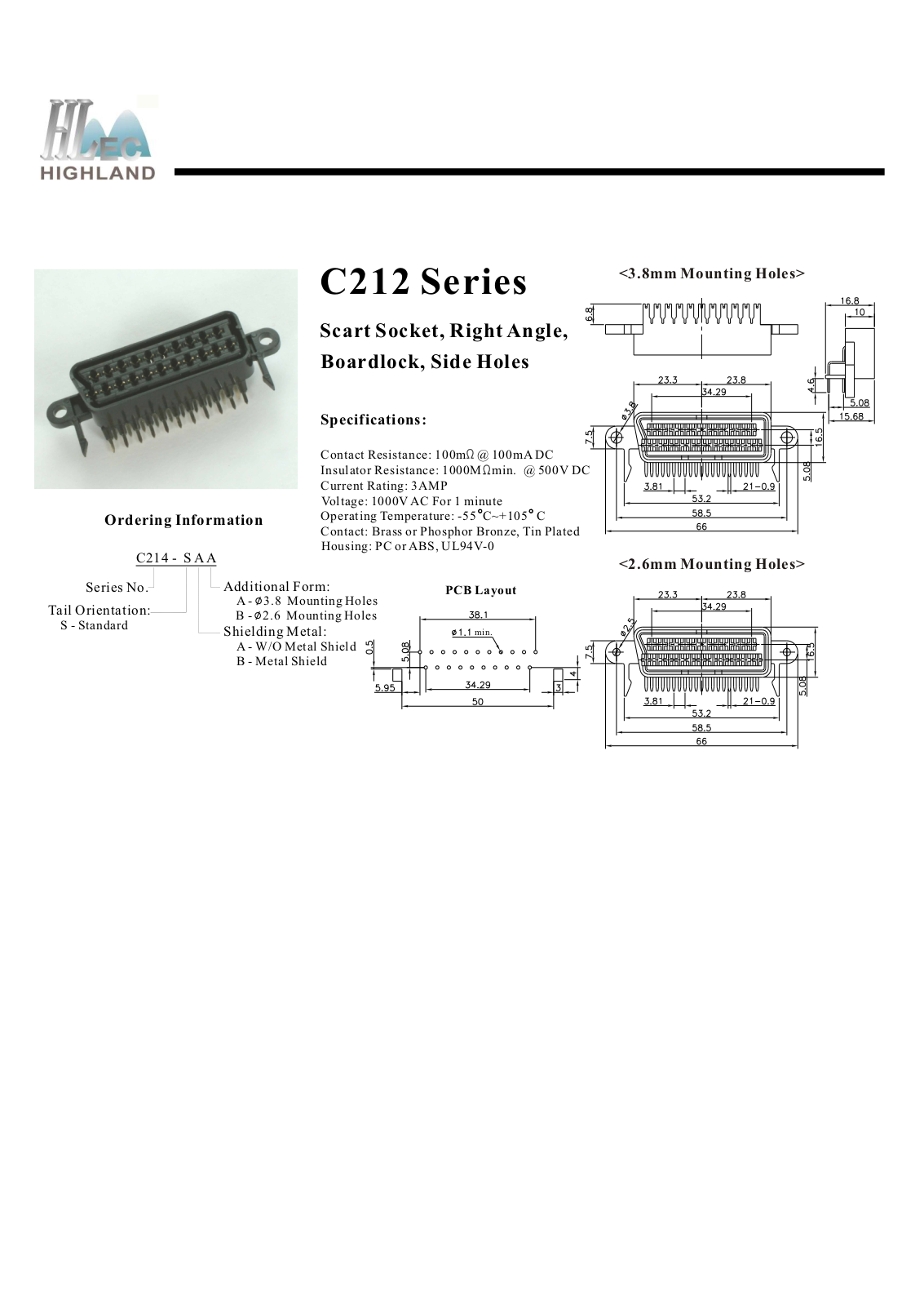 Rainbow Electronics C212 User Manual