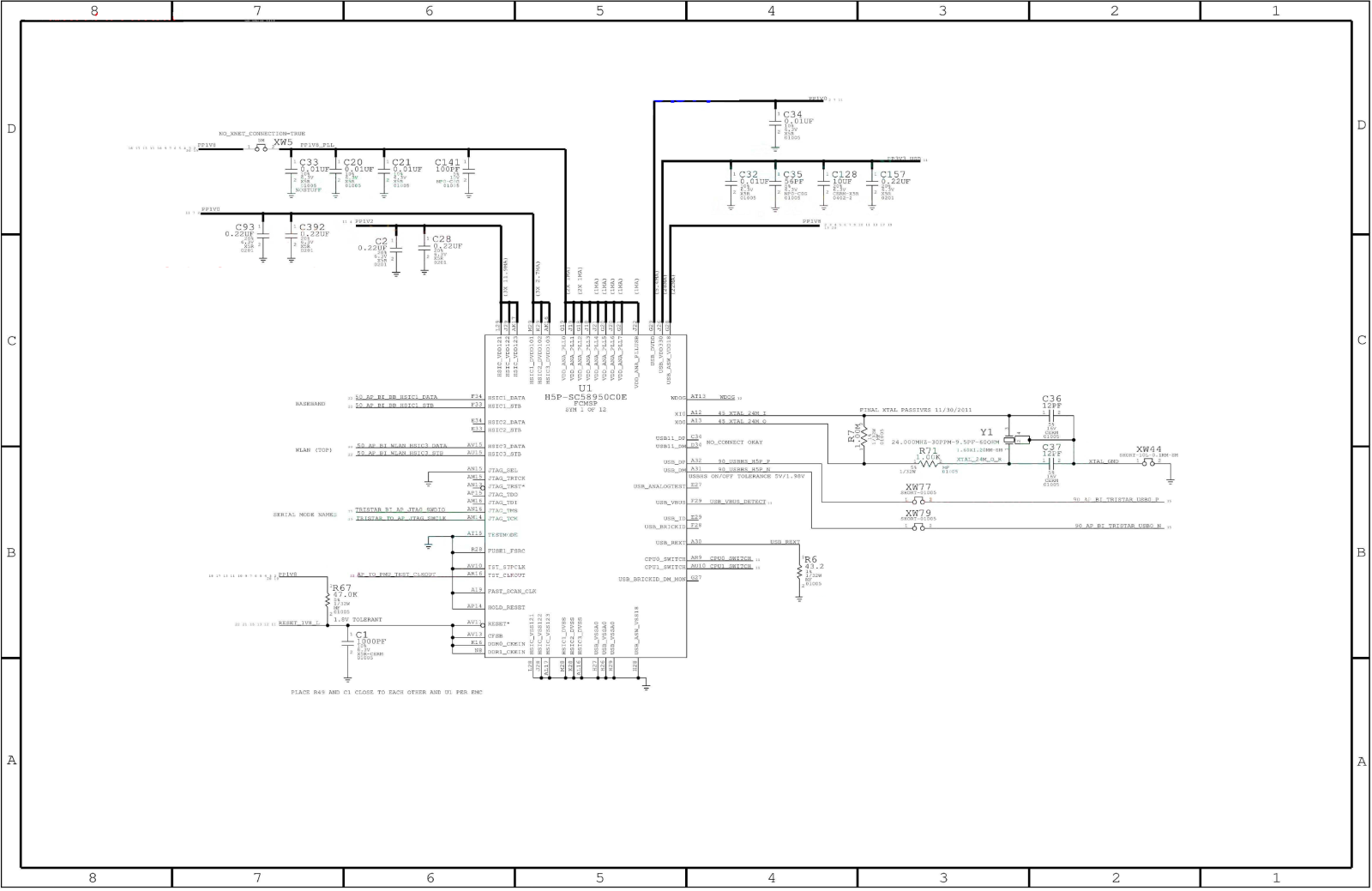 Apple iphone 5с schematics diagram