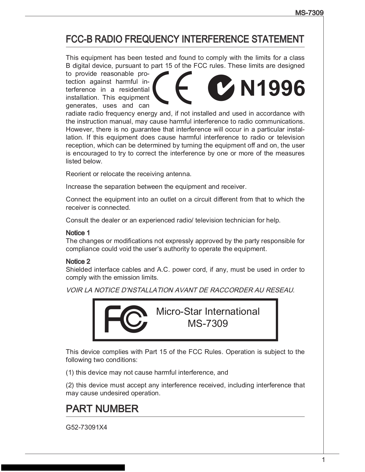 MSI K9N6PGM2-V2 User Manual