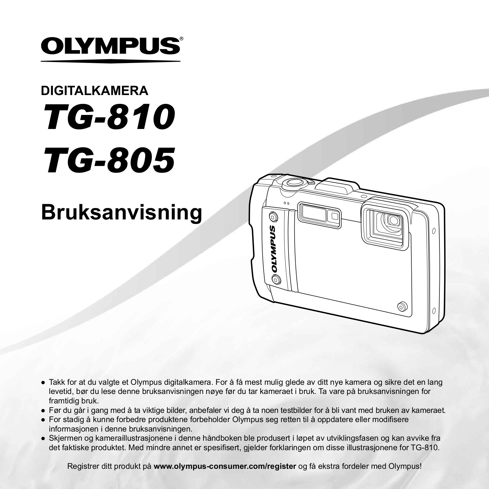 OLYMPUS TG-810 User Manual