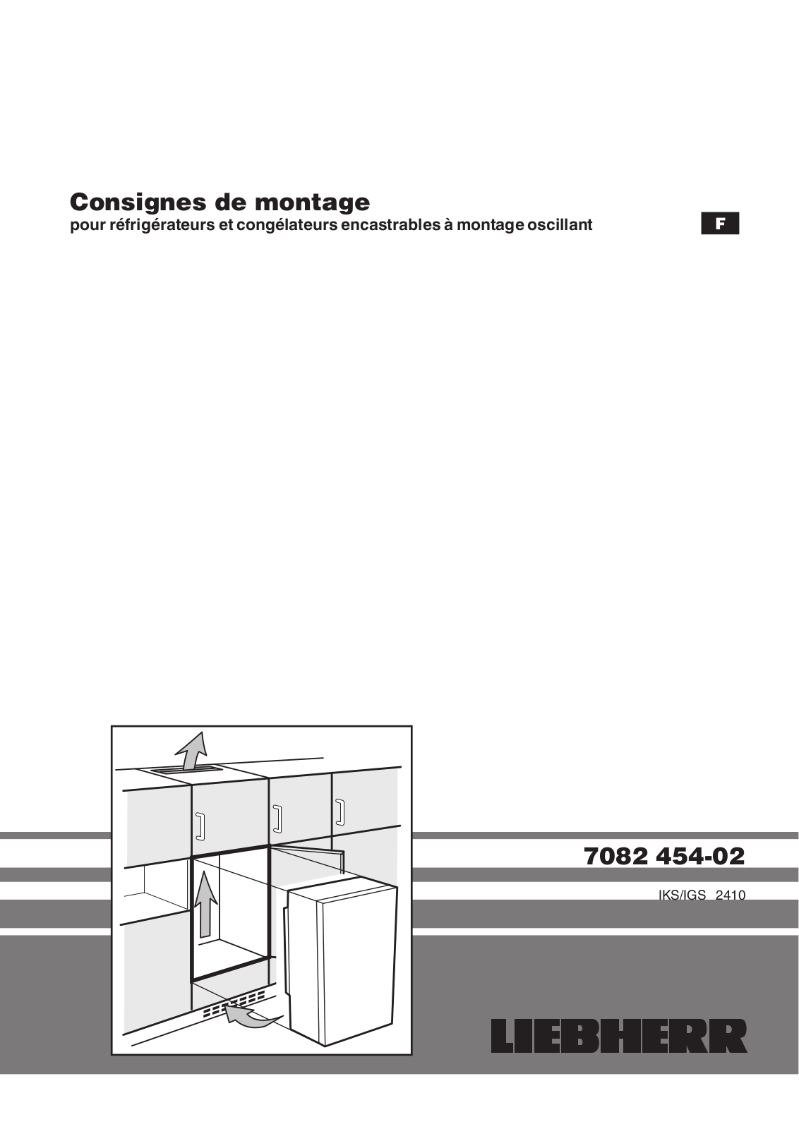 LIEBHERR IKS 2254-20, IKS 2450 User Manual