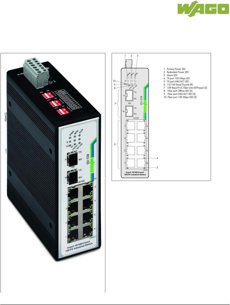 Wago 852-103 Data Sheet