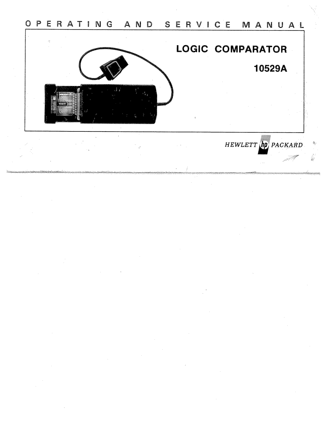 Hewlett-Packard 10529A User Manual