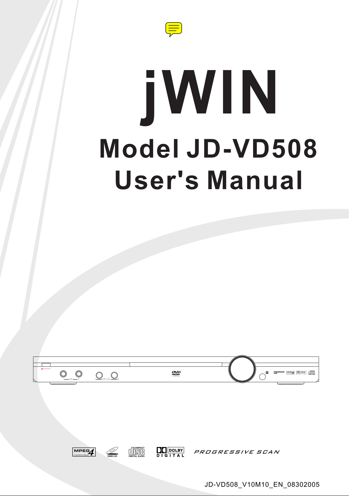 Jwin JD-VD508 User Manual