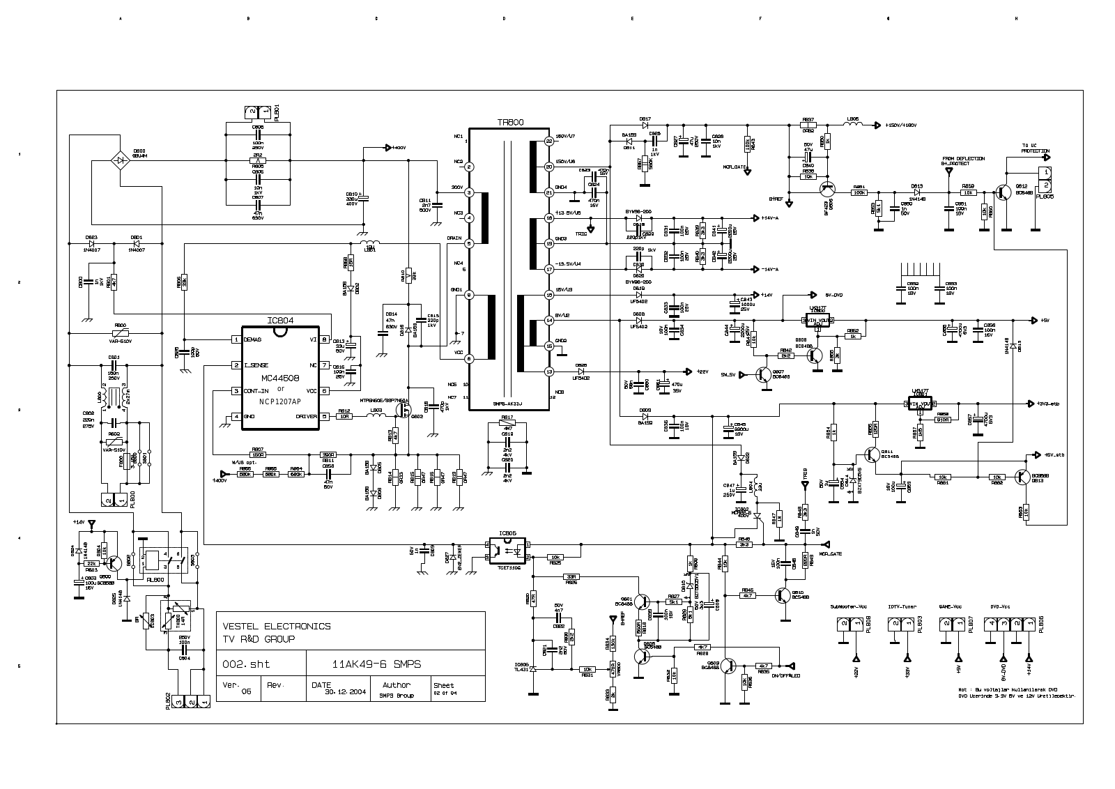 RAINFORD 11AK49 Schematic