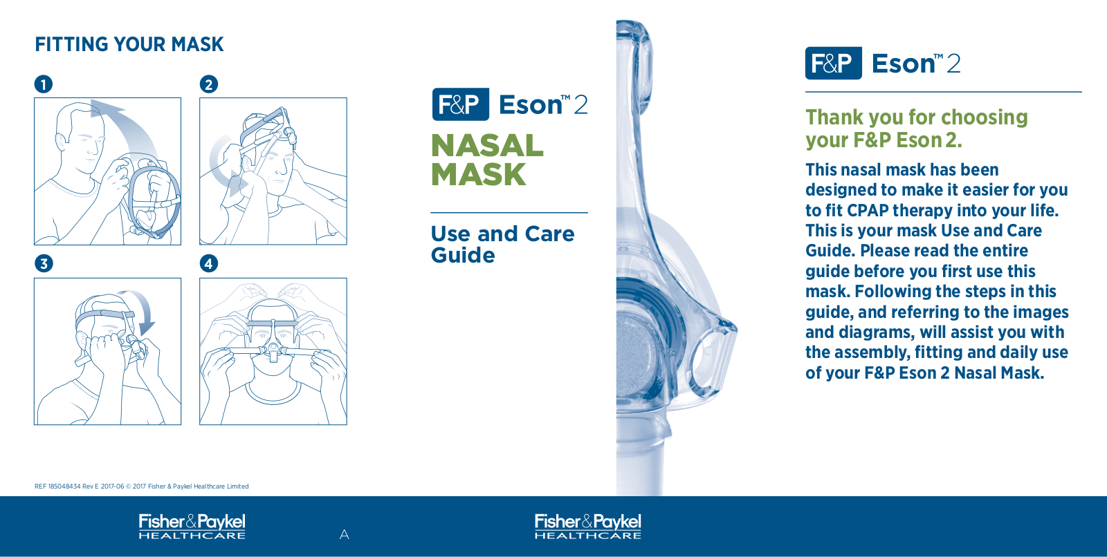 Fisher & Paykel Eson 2 Use And Care Manual