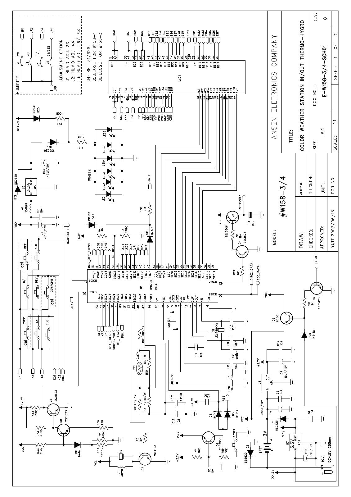 Vitek VT-6403 Circuit diagrams