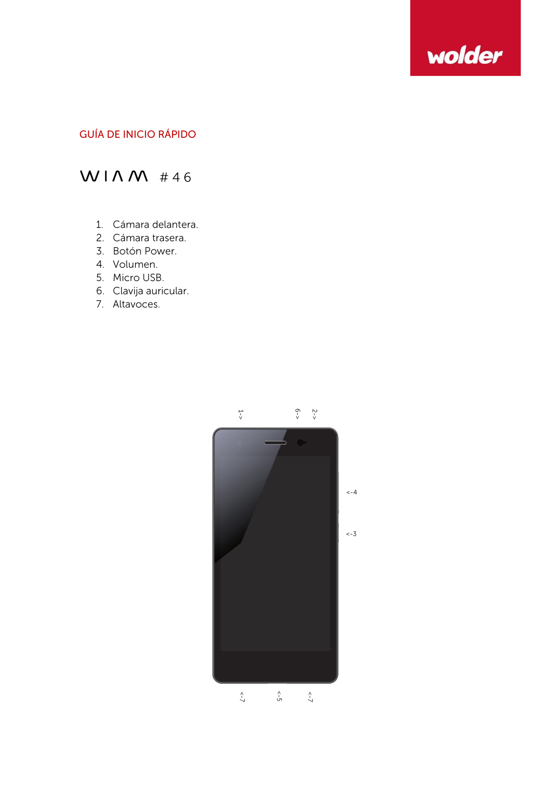 Wolder WIAM 46 User Manual