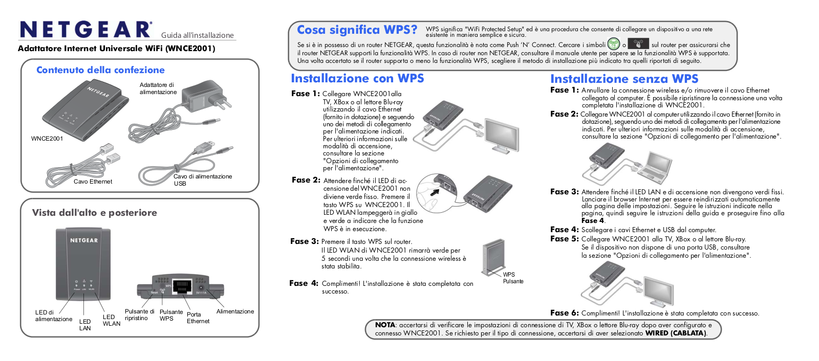 Netgear WNCE2001 Installation Manual