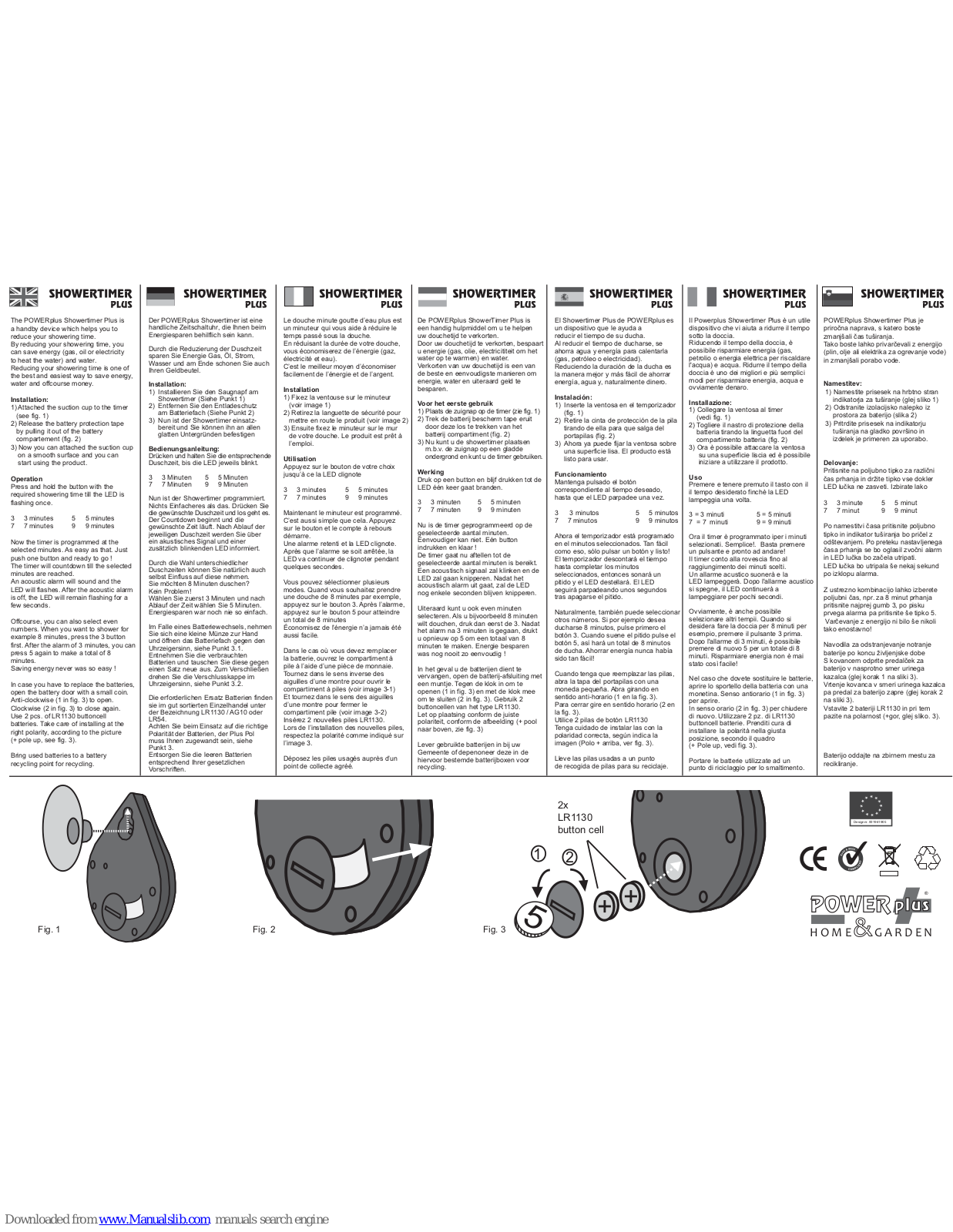 Power Plus LR1130 User Manual