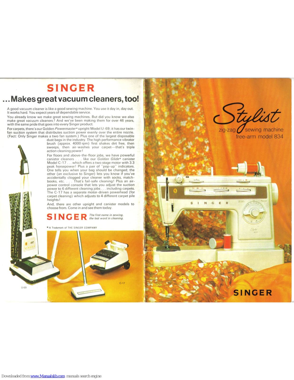 Singer STYLIST User Manual - ManualMachine.com