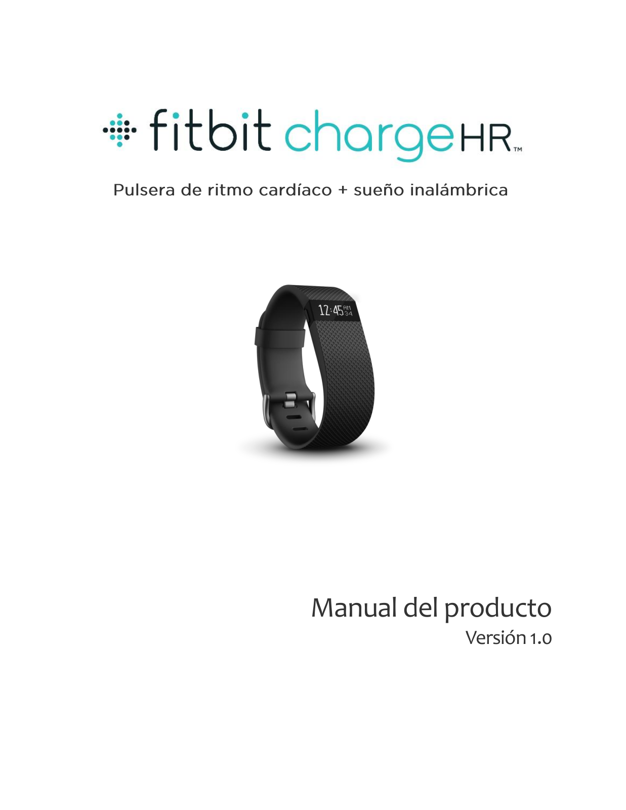 Fitbit Charge HR Manual del Producto