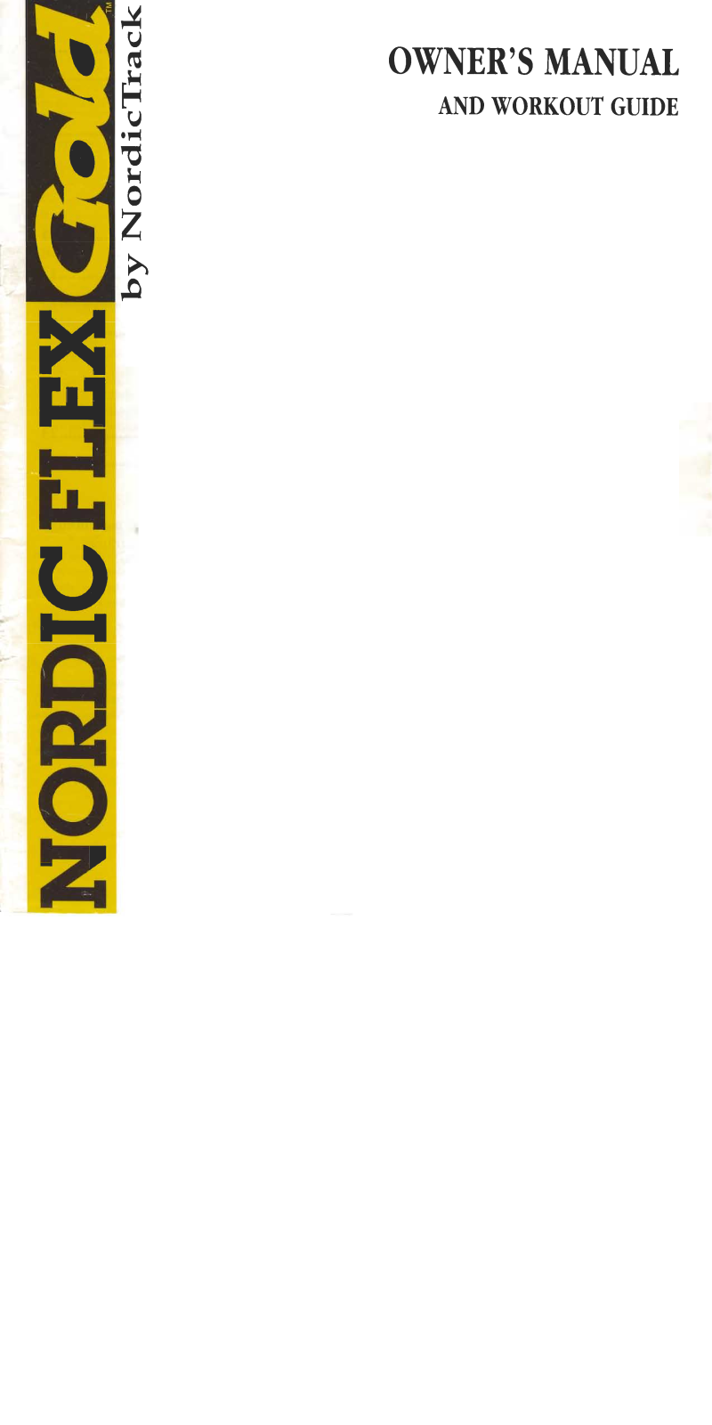 NordicTrack NT64880 Owner's Manual