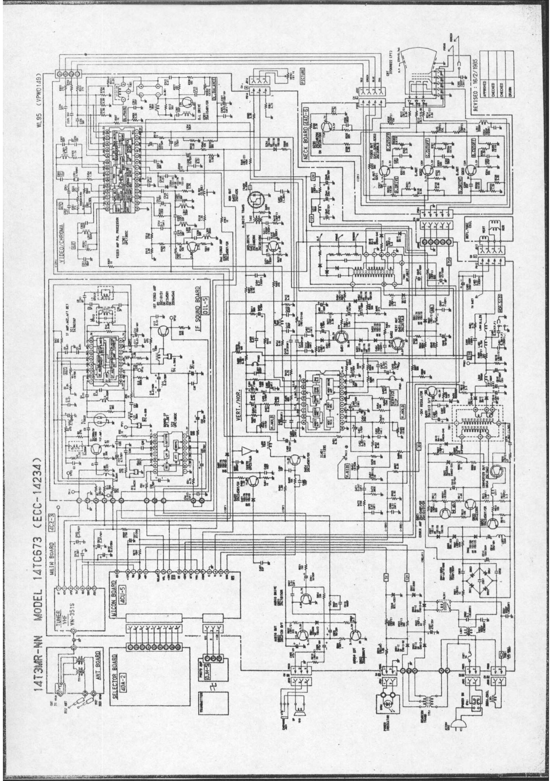 Noblex TV 20TC673 Schematic