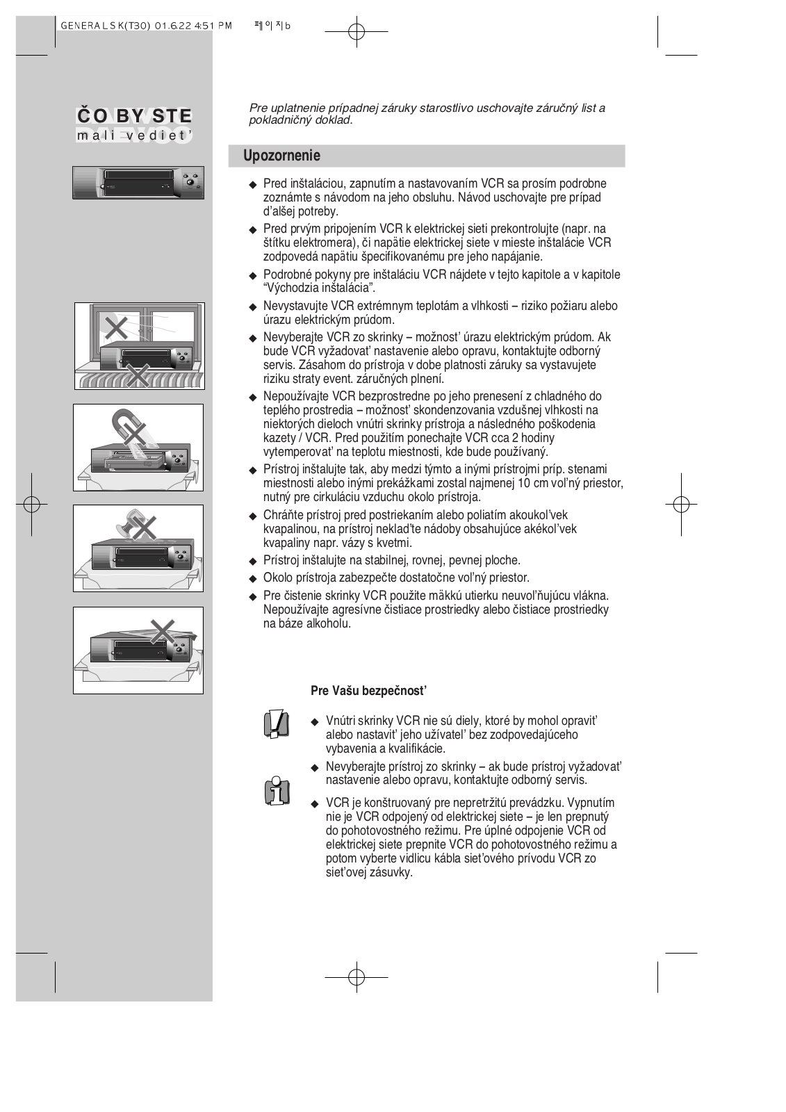 Daewoo ST-220K, T-260K, T-460K, T-767K User's Guide